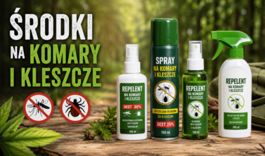 Środki na komary i kleszcze