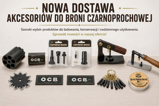 Nowa dostawa akcesoriów do broni czarnoprochowej już dostępna!