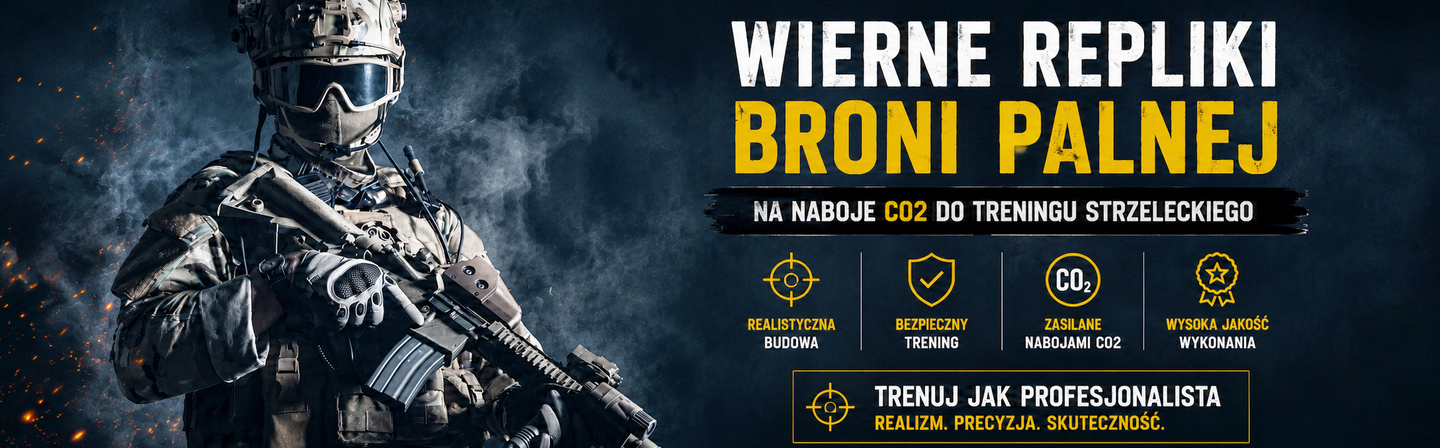 Wierne repliki broni palnej krótkiej na CO2