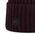 Czapka Buff Knitted Beanie z wełny Merino Erviny Wine
