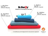 Ręcznik z powłoką antybakteryjną szybkoschnący L black Dr. Bacty