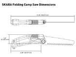 Piła GearAID Skara Camp z etui