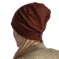 Buff czapka zimowa ciepła wełna merino heavyweight sienna