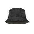 Buff kapelusz travel bucket dwustronny black grey czarno szary S/M