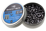 Śrut Borner Match płaski gładki kal. 4,5 mm 250 sztuk