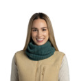 Komin Buff z wełny merino Knitted Norval Green