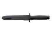 Nóż surwiwalowy MFH Combat czarny z piłą