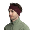 Opaska Buff z wełny Merino Wide Garnet