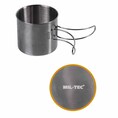 Kubek ze stali nierdzewnej Mil-Tec 600 ml