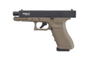 Wiatrówka pistolet Niksan Defence NKS GL17 Tan 4,5 mm BB Blow Back CO2