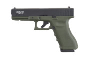 Wiatrówka pistolet Niksan Defence NKS GL17 Olive Drab 4,5 mm BB Blow Back CO2