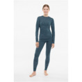 Bielizna termiczna damska Viking Set Gasher Lady Merino M turkusowa