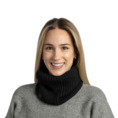 Komin Buff z wełny merino Knitted Norval Black