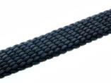 Pas pleciony elastyczny Arucce Premium czarny 114 cm