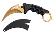 Nóż Karambit BSH Adventure CS:GO N-166J Gold Spider Web 