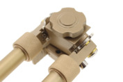Bipod taktyczny z regulacją V8 Connection coyote na szynę 22mm