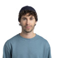 Czapka Buff Knitted Beanie z wełny Merino Erviny Night Blue