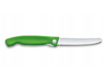 Victorinox Składany Nóż do warzyw i owoców Swiss Classic zielony
