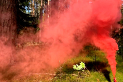 Świeca dymna, granat na draskę Triplex czerwony TXF933-1