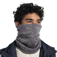 Buff komin chusta wełna merino Heavyweight Fog Grey