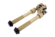 Bipod taktyczny z regulacją V8 Connection coyote na szynę 22mm