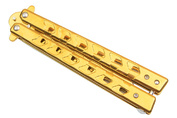 Nóż motylkowy N-456A złoty