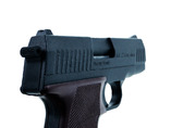 Pistolet hukowy Lexon 11 M1 kal. 6 mm long okładziny brąz - zestaw