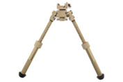 Bipod taktyczny z regulacją V8 Connection coyote na szynę 22mm