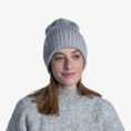 Buff czapka ciepła wełna merino Norval light grey
