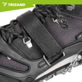 Raczki na buty Trizand 44–47 – 24 kolce 17 mm z etui