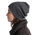 Buff czapka dzianina bawełna Knitted Jarn Graphite