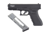 Wiatrówka pistolet Niksan Defence NKS GL17 Czarny 4,5 mm BB Blow Back CO2
