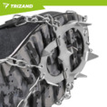 Raczki na buty Trizand 35–39 – 24 kolce 17 mm z etui