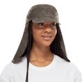 Buff czapka sahara cap z nakarcznikiem ochrona UVP50 khaki L/XL