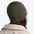 Buff czapka wełna merino Lightweight Bark khaki