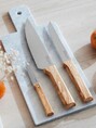 Zestaw noży kuchennych Opinel Trio Olive
