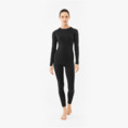 Bielizna termiczna damska Viking Set Gaja Lady Bamboo L czarna