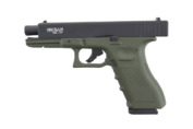 Wiatrówka pistolet Niksan Defence NKS GL17 Olive Drab 4,5 mm BB Blow Back CO2