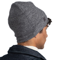 Buff czapka z wełny merino fleece szara