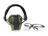 Słuchawki ochronne aktywne Real Hunter Active Pro oliwkowe
