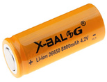 Akumulator X-Balog 26650 8800 mAh 4,2 V