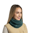 Komin Buff z wełny merino Knitted Norval Green