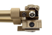Bipod taktyczny z regulacją V8 Connection coyote na szynę 22mm
