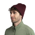 Czapka Buff Merino Heavyweight Solid Garnet