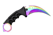 Nóż Karambit BSH Adventure CS:GO N-166F Rainbow Fade 