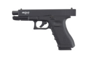 Wiatrówka pistolet Niksan Defence NKS GL17 Czarny 4,5 mm BB Blow Back CO2