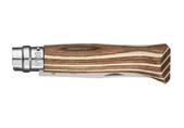 Nóż Opinel Laminated Brown Natural NO. 08 stal nierdzewna