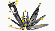 Multitool Leatherman Mut EOD Molle Green Box Int