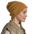 Buff czapka dzianina bawełna Knitted Jarn ocher żółty