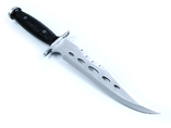 Nóż taktyczny Kandar srebrny z czarną rzutką